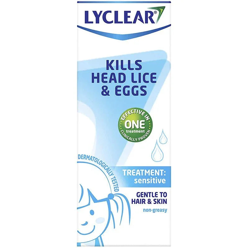 Lyclear Sensitive Treatment Plus Comb 150ml - Omega Pharma EasyMeds Pharmacy