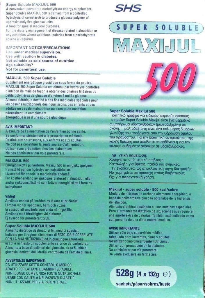 Maxijul Super Soluble (132g x 4) - Nutricia EasyMeds Pharmacy