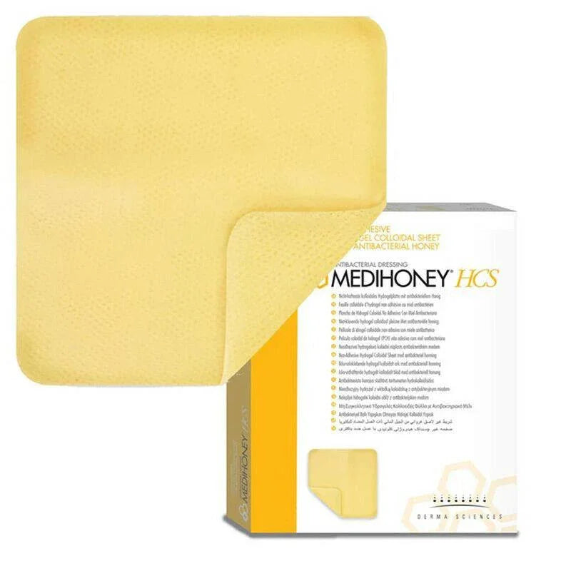 Medihoney Hydrogel Sheets Dressing 6cm x 6cm x 10 - Medihoney EasyMeds Pharmacy