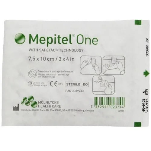mepitel dressing Mepitel One Safetac Wound Dressing 13cm x 15cm x5