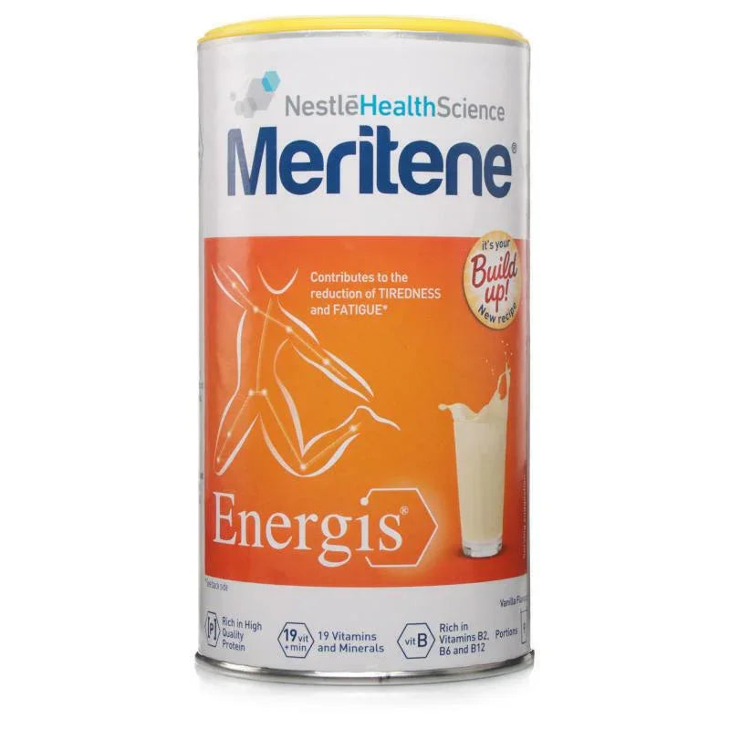 Meritene Energis Shake Vanilla 6 Packs of 30g x 15 - Nestle EasyMeds Pharmacy
