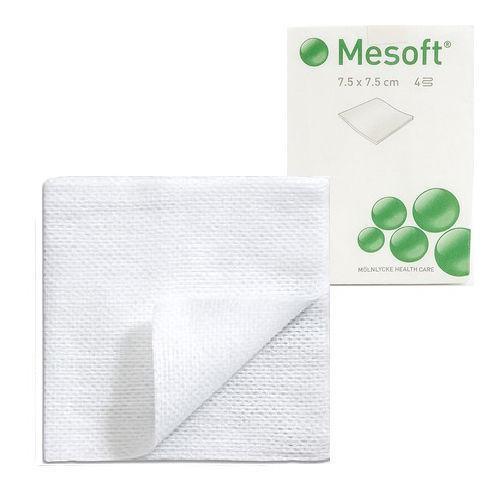 Mesoft Non Woven Lower Fibre Swab 10cm x 10cm - Mesoft EasyMeds Pharmacy