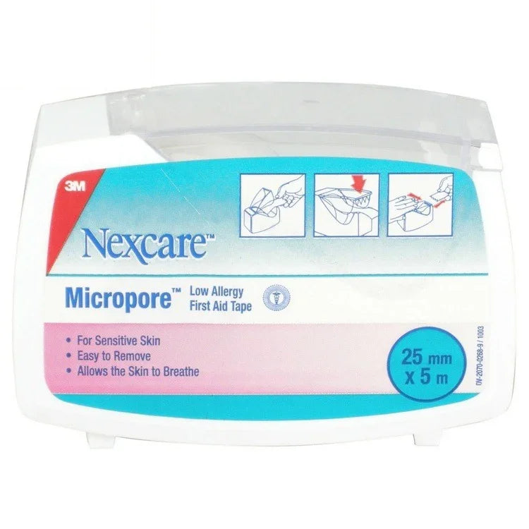 Micropore Tape 2.5cm & Dispenser - 3M EasyMeds Pharmacy