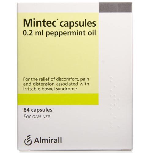 Mintec Peppermint Oil Capsules 0.2ml x 84 - Mintec EasyMeds Pharmacy