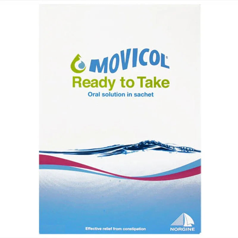 Movicol Macrogol Ready to Take Liquid Sachets x 30 - Forum Health Products LTD EasyMeds Pharmacy