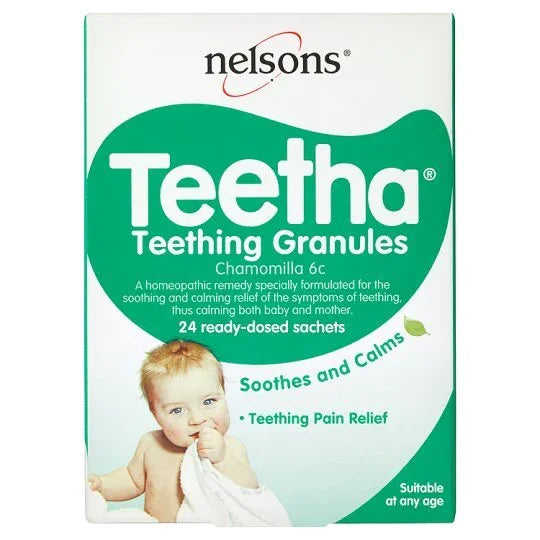 Nelsons Teetha Teething Granuals 24 Sachets 15g x 1 - Nelsons EasyMeds Pharmacy