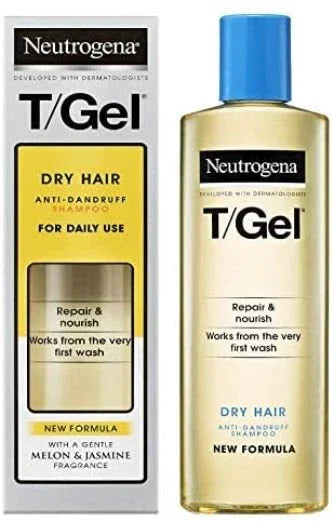 Neutrogena T Gel for Dry Hair Anti-Dandruff Dermatological Shampoo 125ml - Neutrogena EasyMeds Pharmacy