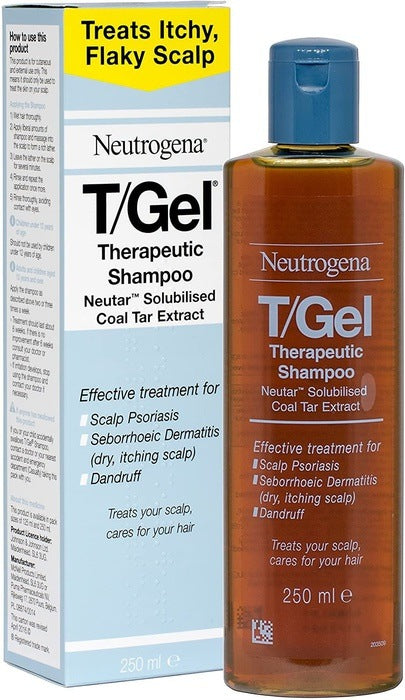 Neutrogena T/Gel Therapeutic Coal Tar Shampoo 250ml - Johnson & Johnson EasyMeds Pharmacy