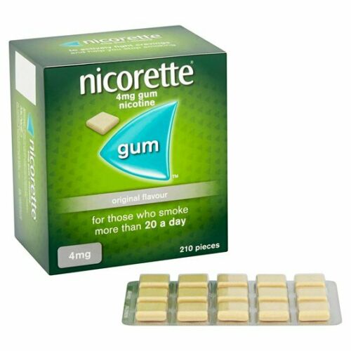 Nicorette Original Nicotine Gum 4mg x 210 - Nicorette EasyMeds Pharmacy
