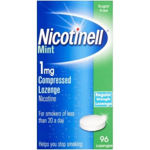 Nicotinell Mint Compressed Lozenges 1mg x 96 -   Nicotinell EasyMeds Pharmacy