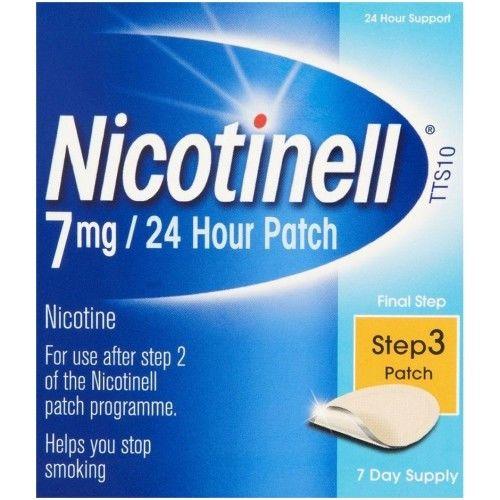 Nicotinell TTS10 Patch (Step 3) 7mg x 7 - Johnson & Johnson EasyMeds Pharmacy
