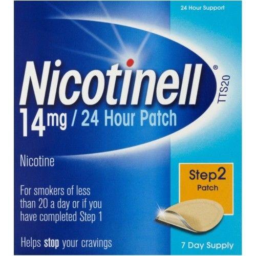 Nicotinell TTS20 Patch (Step 2) 14mg x 7 - Johnson & Johnson EasyMeds Pharmacy