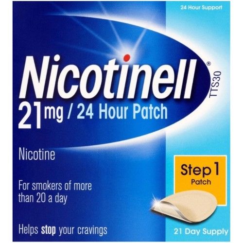 Nicotinell TTS30 Patch (Step 1) 21mg x 21 -   Johnson & Johnson EasyMeds Pharmacy