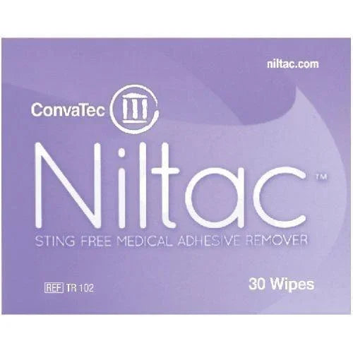 Niltac Sting Free Adhesive Remover Wipes x 30 - Convatec EasyMeds Pharmacy