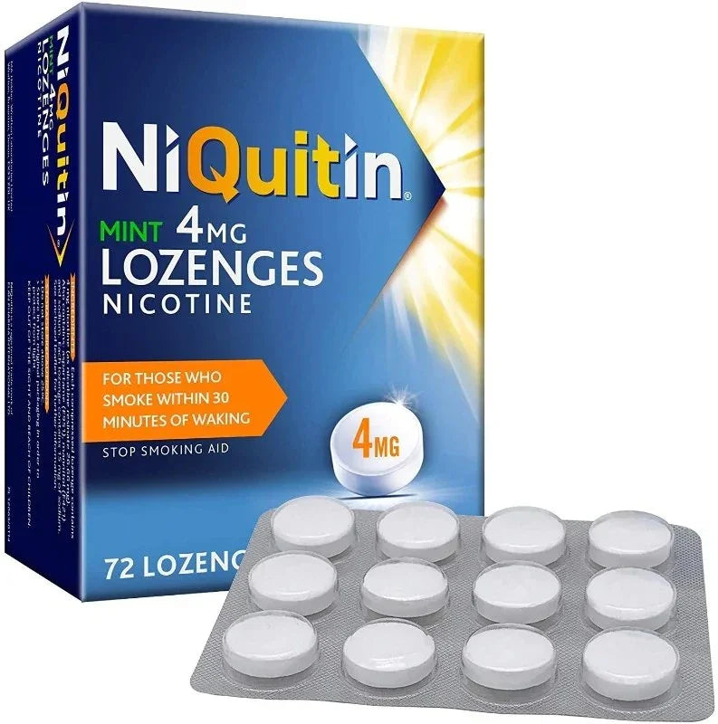 NiQuitin Mint Lozenges 4mg x 72 - Omega Pharma EasyMeds Pharmacy