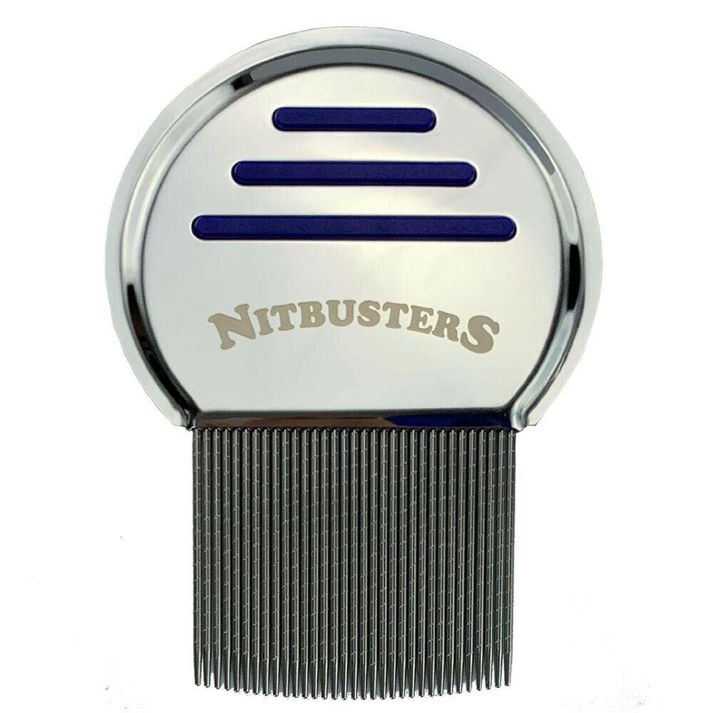 Nitbusters Infinity Stainless Metal Headlice Nit Removal Comb Spiral Grooves - JFA Medical EasyMeds Pharmacy