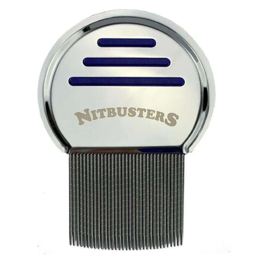 Nitbusters Infinity Stainless Metal Headlice Nit Removal Comb Spiral Grooves - JFA Medical EasyMeds Pharmacy