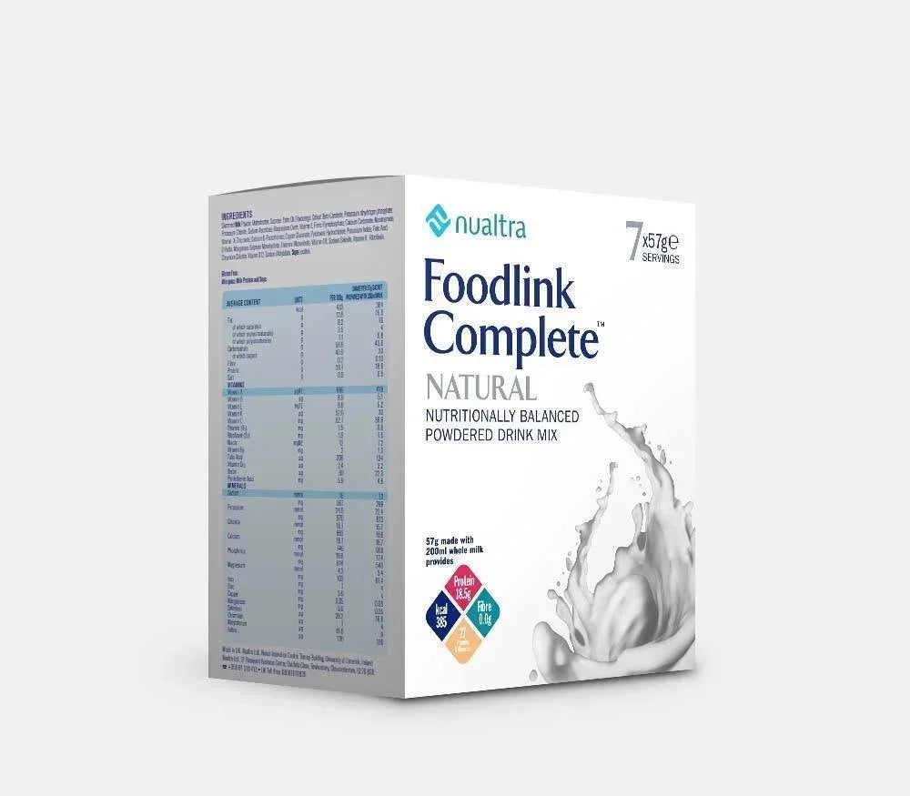 Nualtra Foodlink Complete Powder Neutral ( 7 x 57g) - Nualtra EasyMeds Pharmacy