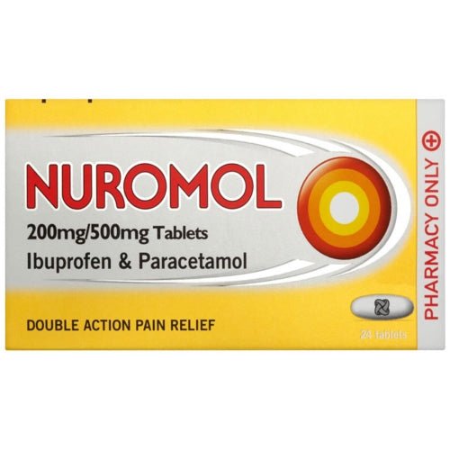 Nuromol Ibuprofen & Paracetamol 24 Tablets 200mg/500mg - Reckitt Benckiser EasyMeds Pharmacy