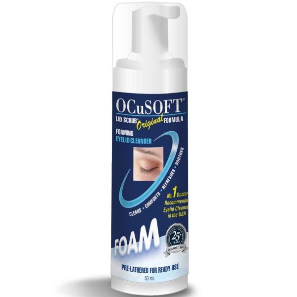 OCuSOFT Lid Scrub Original Formula Foaming Eyelid Cleanser 50ml - Scope Opthalmics EasyMeds Pharmacy