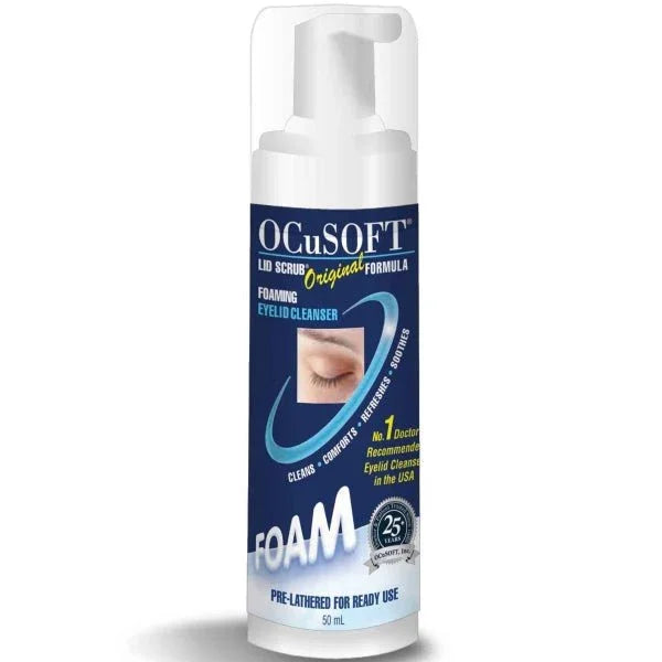 OCuSOFT Lid Scrub Original Formula Foaming Eyelid Cleanser 50ml - Scope Opthalmics EasyMeds Pharmacy