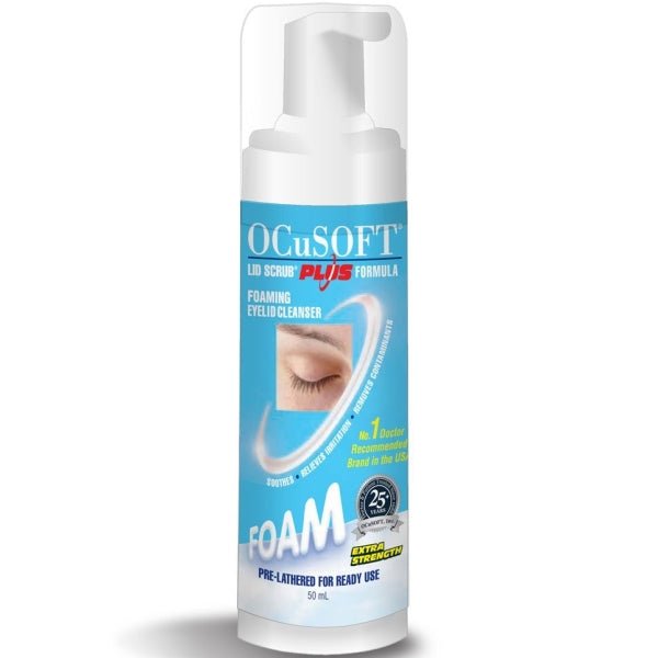 OCuSOFT Lid Scrub Plus Formula Foaming Eyelid Cleanser - 50ml - Scope Opthalmics EasyMeds Pharmacy