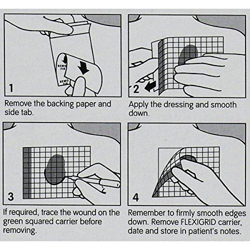 Opsite FlexiGrid Water Resistant Film Dressings 12cm x 12cm x 10 - Smith & Nephew EasyMeds Pharmacy