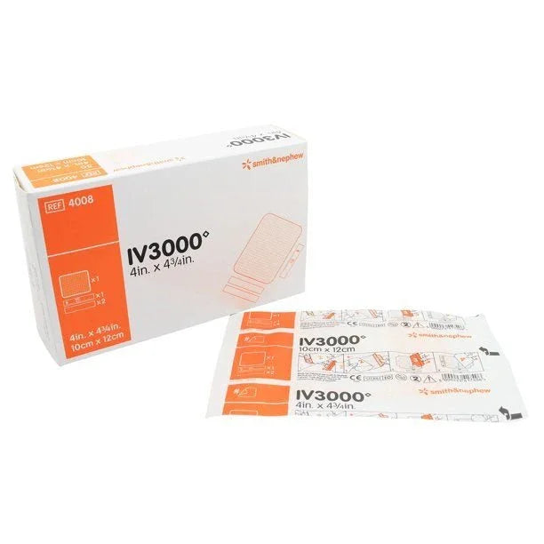 Opsite IV3000 1 Hand Dressings 10cm x 12cm - Pack of 10 #4008 - IV3000 EasyMeds Pharmacy