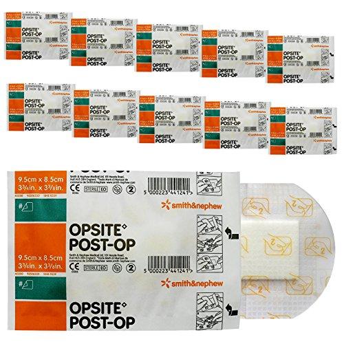 Opsite Post Op Transparent Water Resistant Dressings 8.5cm x 9.5cm x 10 - Smith & Nephew EasyMeds Pharmacy