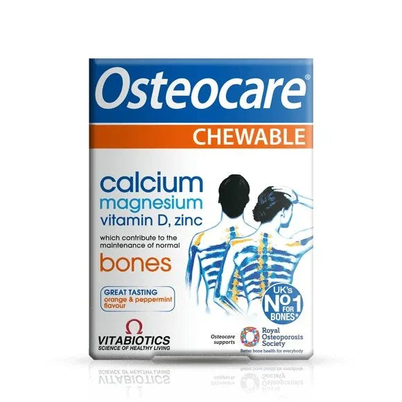 Osteocare Chewable (30 Tablets) x 2 Pack Deal Saver by VITABIOTICS - Vitabiotics EasyMeds Pharmacy