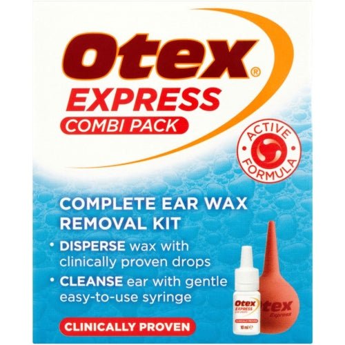 Otex Express Complete Ear Wax Removal Combi Pack - 10ml - DENDRON LTD EasyMeds Pharmacy