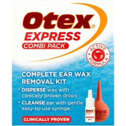 Otex Express Complete Ear Wax Removal Combi Pack - 10ml - DENDRON LTD EasyMeds Pharmacy