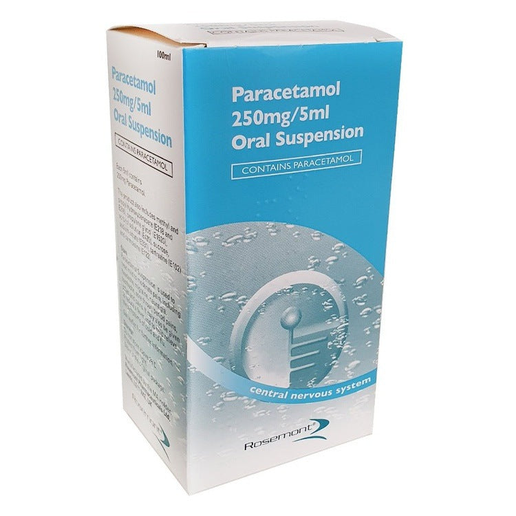 Paracetamol Six Plus Suspension 250mg/5ml 500ml Rosemont - Rosemont EasyMeds Pharmacy