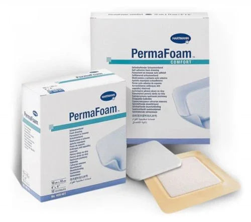 PermaFoam Comfort Dressings 10cm x 20cm Sterile Foam Dressings - Paul Hartmann EasyMeds Pharmacy