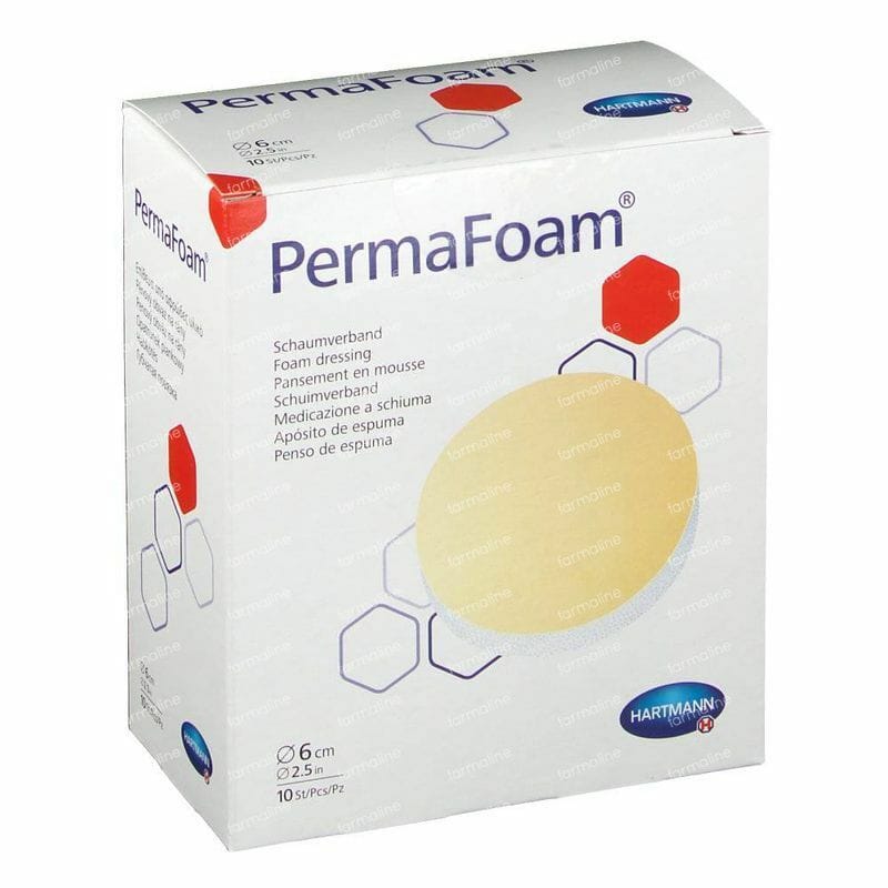 Permafoam Foam Bandage 6cm x 6cm, Pack 10, 5 - Hartmann EasyMeds Pharmacy