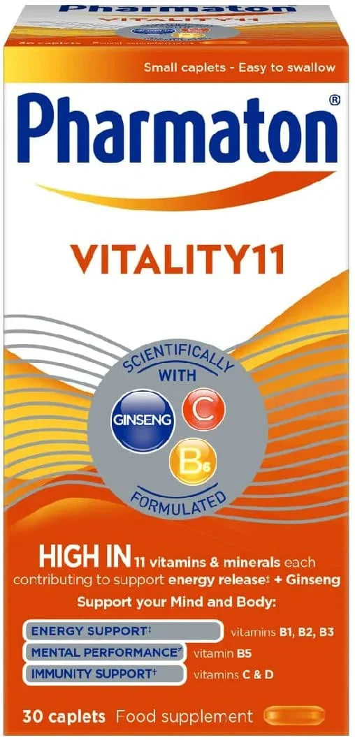 Pharmaton Advance/Vitality Multivitamin Mineral Caplets x 30 - Pharmaton EasyMeds Pharmacy