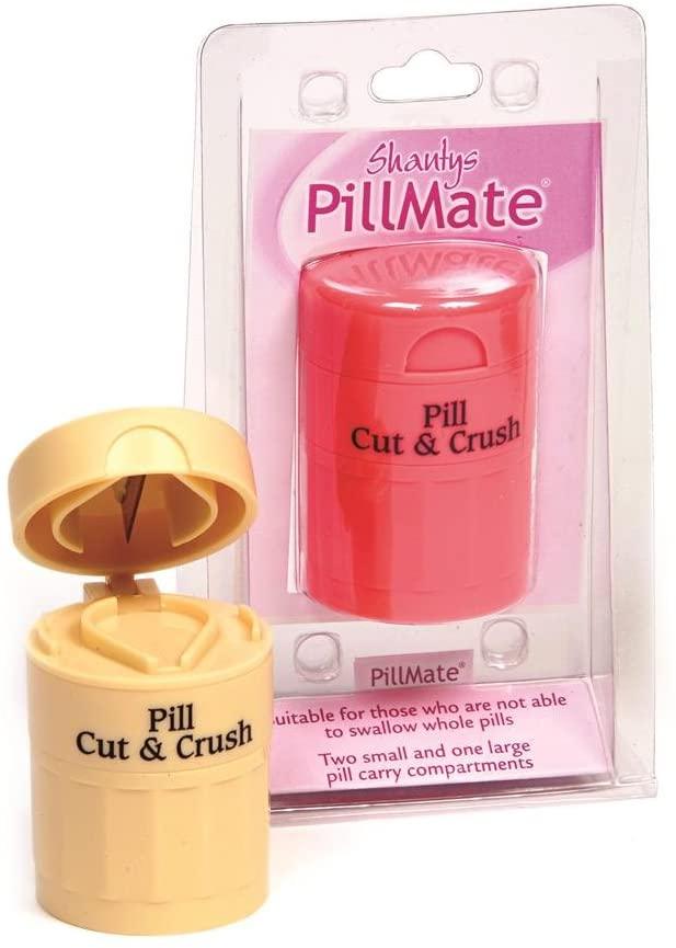 Pillmate Pill Cutter & Crusher 2 Little 1 Large Pill Storage Compartments - PillMate EasyMeds Pharmacy