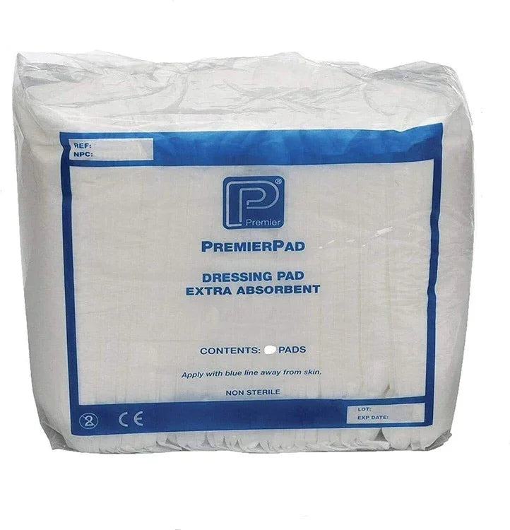 Premierpad Absorbent Sterile Dressing 20cm x 20cm x 25 - Premierpad EasyMeds Pharmacy