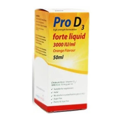 Pro D3 Forte 3000IU Vitamin D3 50ml Liquid Vitamin D Supplement - Synergy Biologics EasyMeds Pharmacy