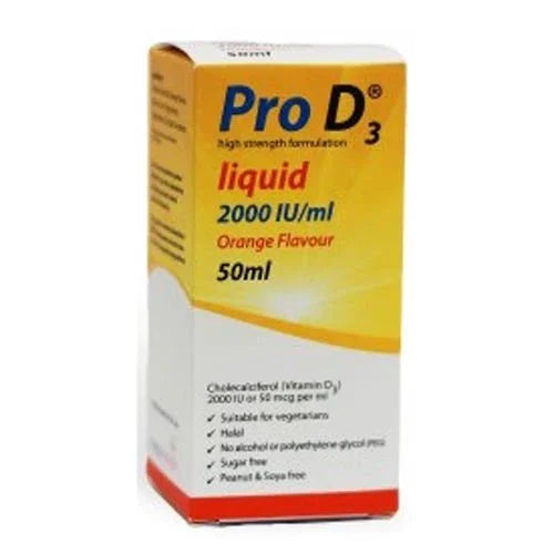 Pro D3 Vitamin D3 2000IU 50ml Liquid Vitamin D3 Supplement - Synergy Biologics EasyMeds Pharmacy