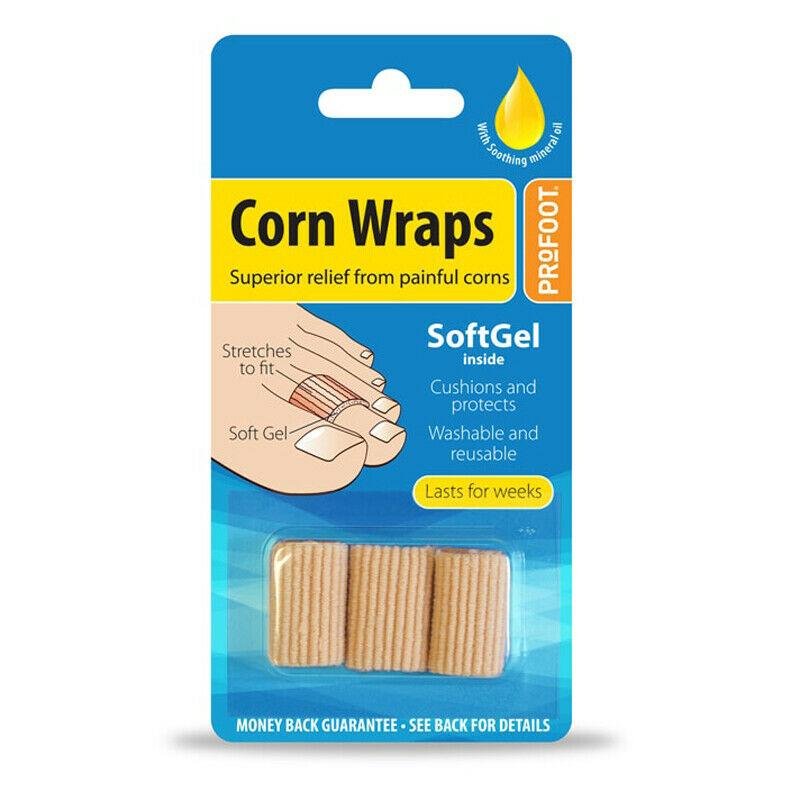 Profoot Softgel Corn Wraps Pack of 3 - Profoot Uk Ltd EasyMeds Pharmacy