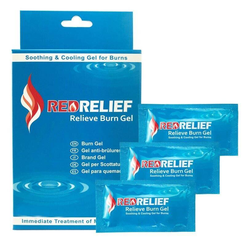 Redrelief Burn Gel Sachets 3.5g x 20 - JFA Medical EasyMeds Pharmacy