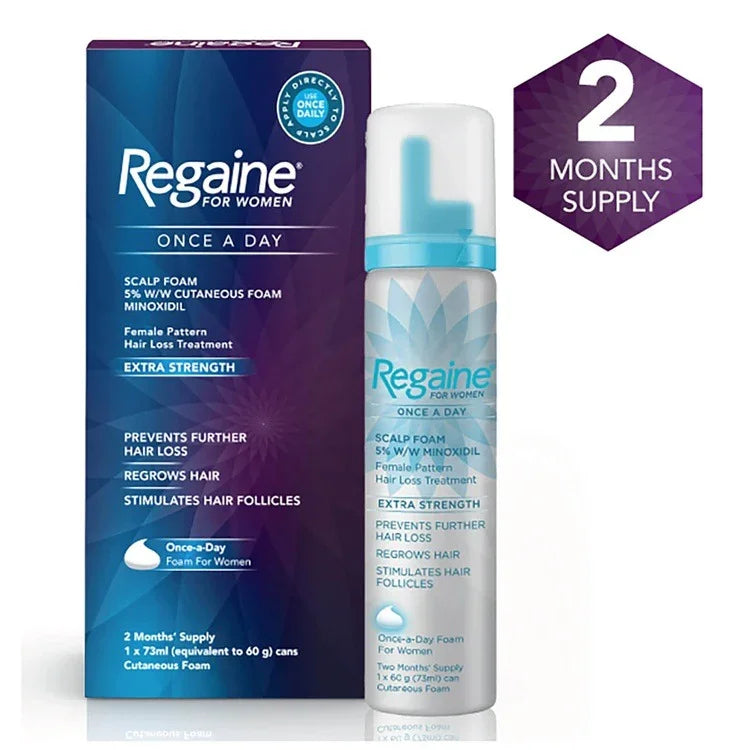 Regaine Hair Regrowth for Women 5% Foam 73ml (2 months supply) - Regaine/Rogaine EasyMeds Pharmacy