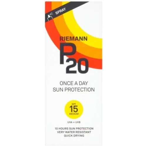 Riemann P20 Once A Day Sun Protection Spray SPF15 200ml x1 - Riemann EasyMeds Pharmacy