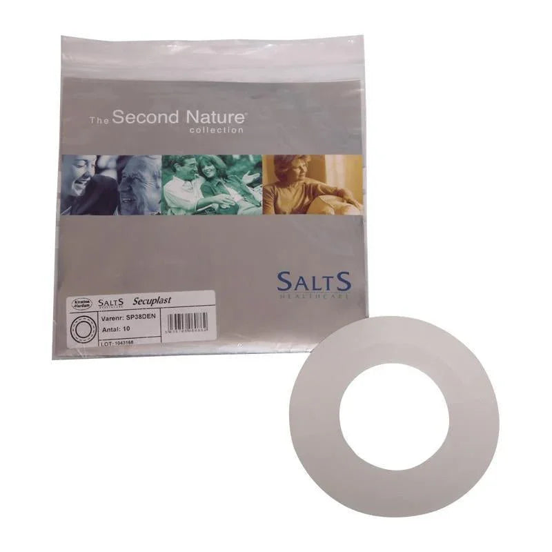 Salts SecuPlast Circular Two Piece Ostomy System Plasters - Pack of 10 - All Sizes - Salts EasyMeds Pharmacy