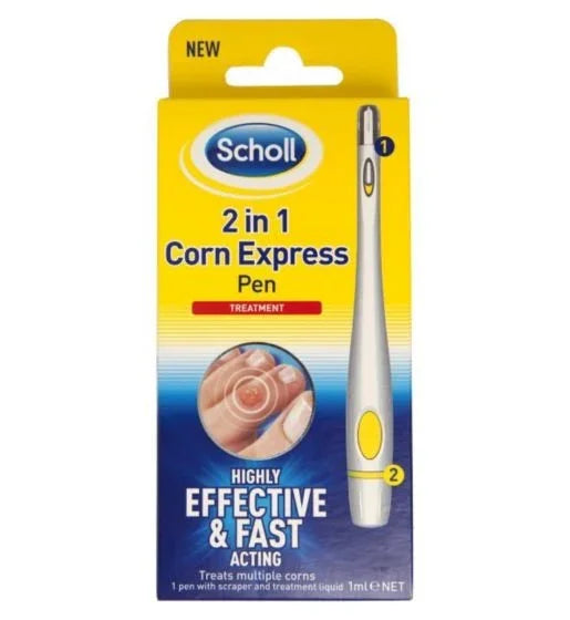 Scholl 2 in 1 Corn Express Pen Treatment - 1ml - scholl EasyMeds Pharmacy
