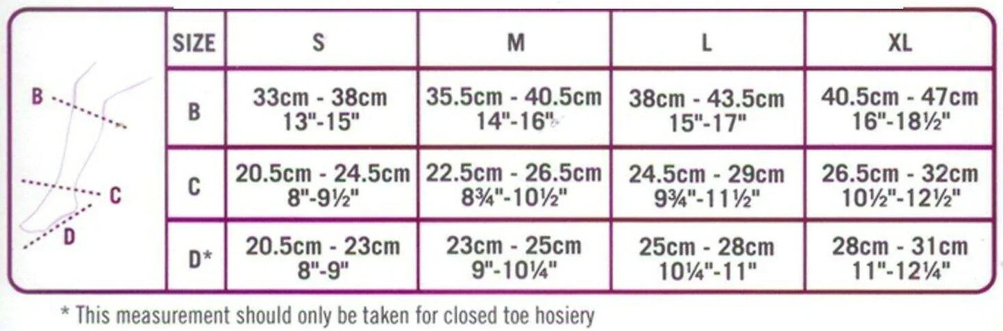 Scholl Softgrip Ultima Class II Below Knee Open Toe Stockings Natural XL - Scholl EasyMeds Pharmacy