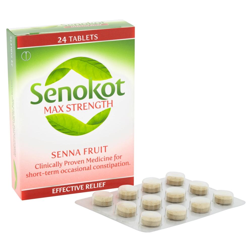 Senokot Maximum Strength 24 Tablets Senna - Senokot EasyMeds Pharmacy