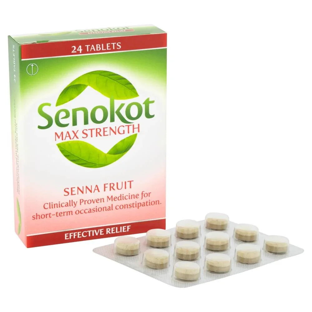Senokot Maximum Strength 24 Tablets Senna - Senokot EasyMeds Pharmacy