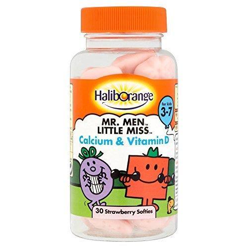 Seven Seas Haliborange Mr Men Little Miss Calcium and Vitamin D Strawberry Softies 30 Capsules by Seven Seas - Seven Seas EasyMeds Pharmacy